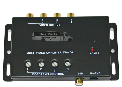 Bus Multi-Screen Video Amp 4 Outputs